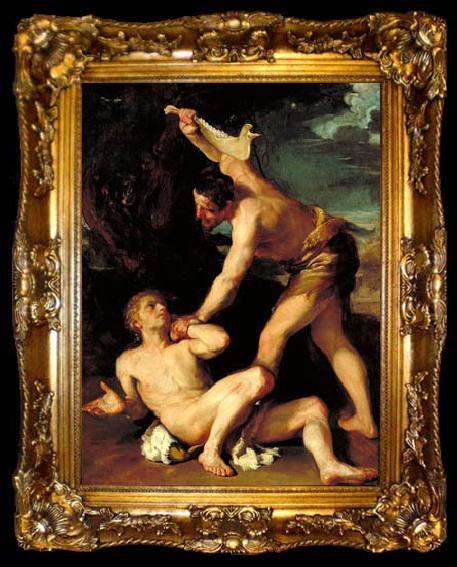 framed  Gaetano Gandolfi Cain Killing Abel, ta009-2